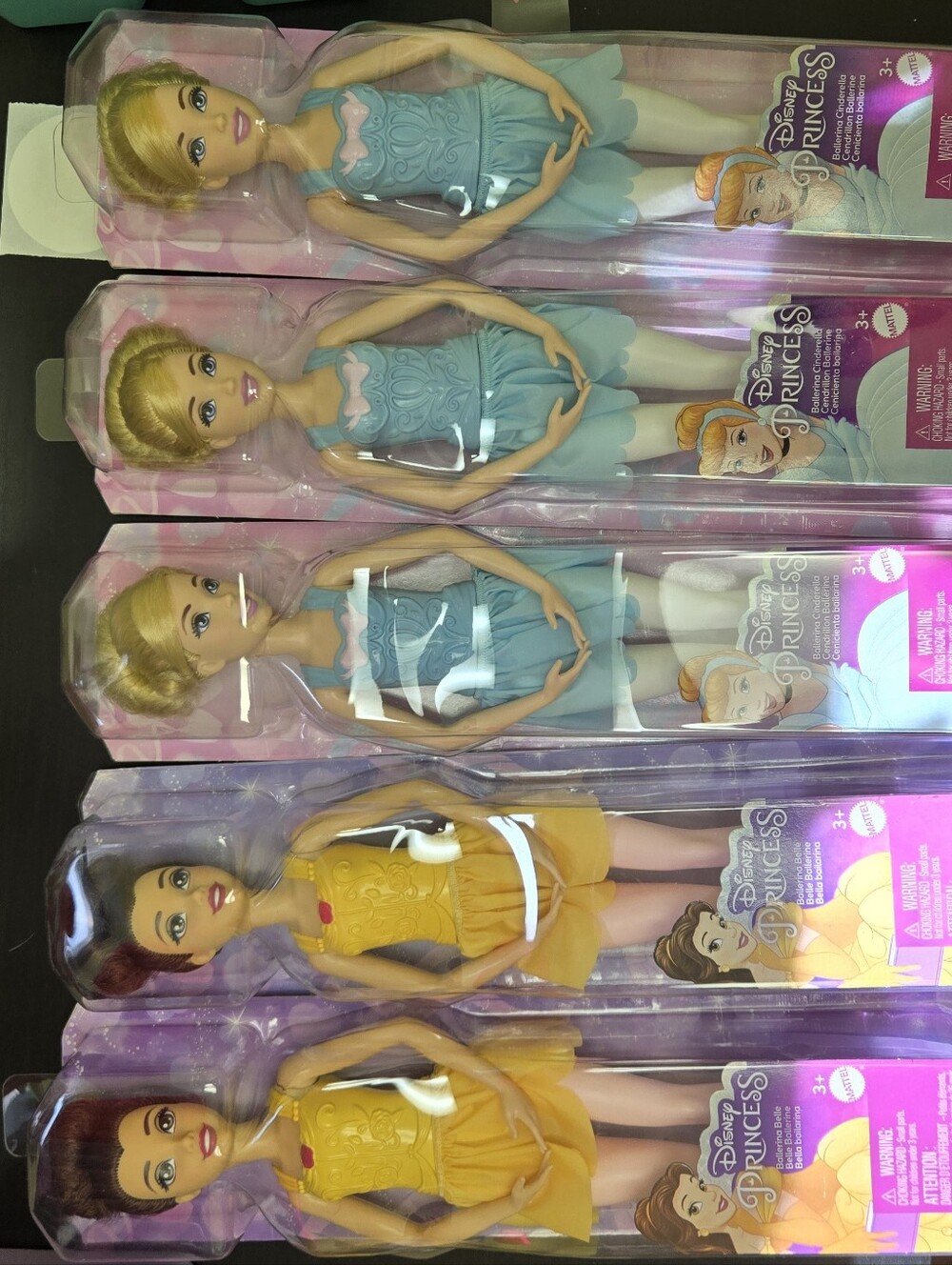 Disney Princess Ballerina - Belle and Cinderella Bulk
